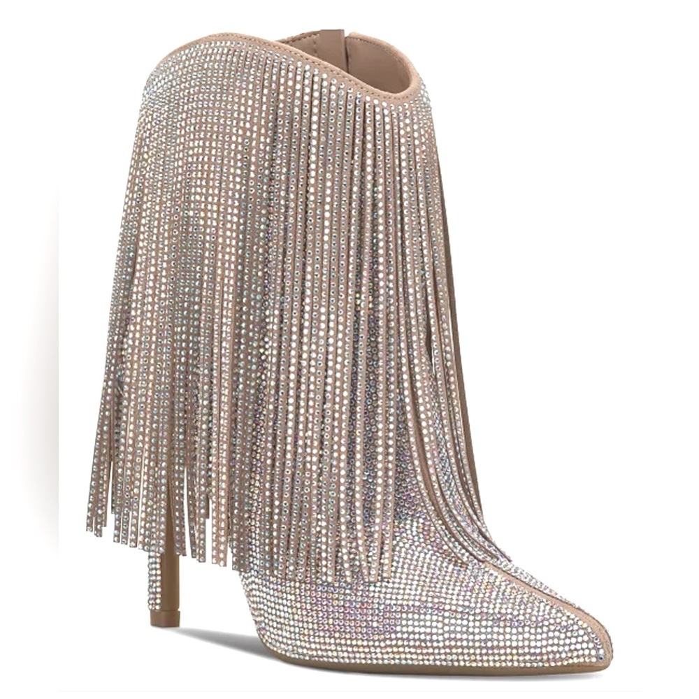 BRAND NEW - I.N.C Sahoj Western Fringe Booties